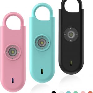 Allarme Personale per Donna, 3 Pezzi 140dB Portachiavi