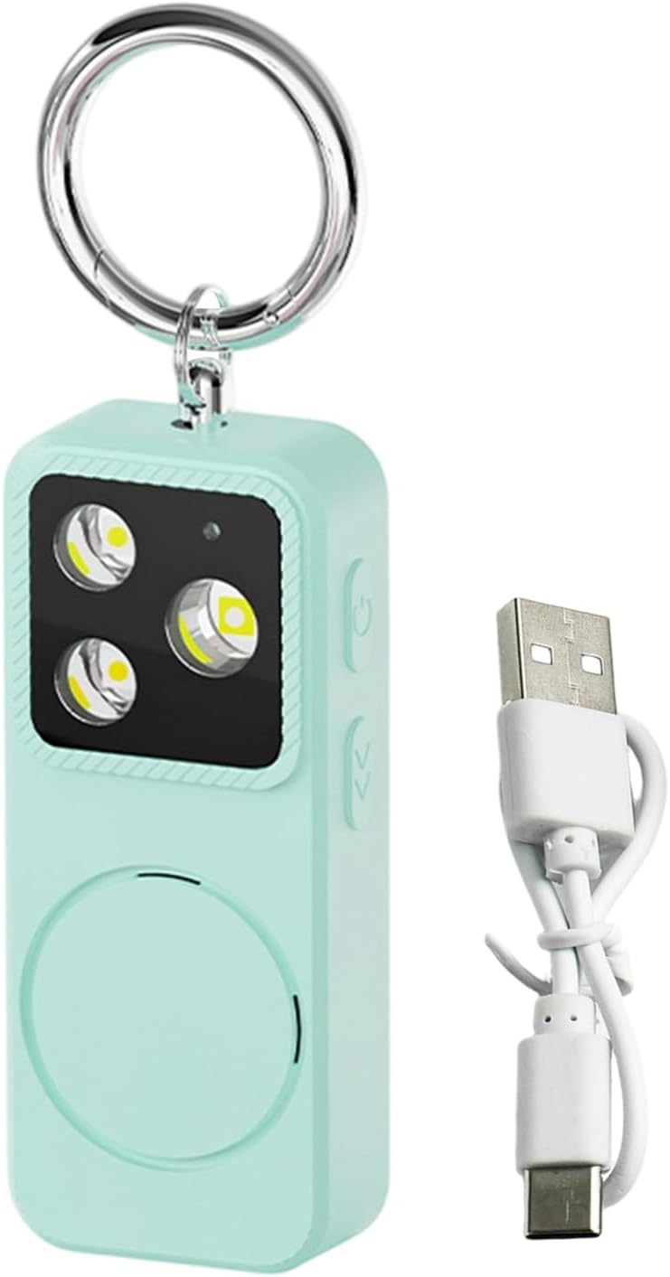 Allarme di sicurezza ricaricabile per autodifesa, 150 dB,