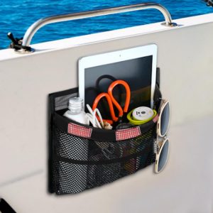 Waterproof Boat Deck Box with Lid, 34 x 25 cm PVC Reflective Tape 4 m