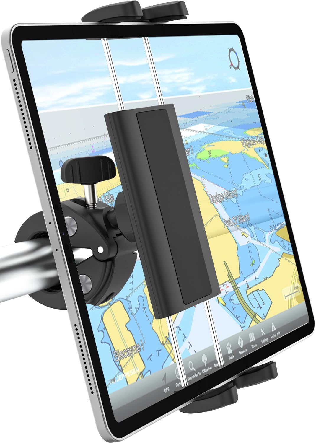 Boat Tablet Holder, Dosvsi Boat Holder, 360° Adjustable and Stable