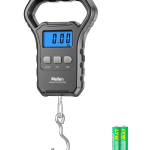 Fish Scale 110lb/50kg Luggage Scale Hanging with Backlit LCD Display