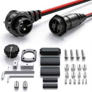 1865120 MKR-28 Trolling Motor Plug and Receptacle Compatible with Minn