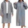 2 Pieces Rain Poncho, Reusable Rain Cape, Portable Eva Poncho,