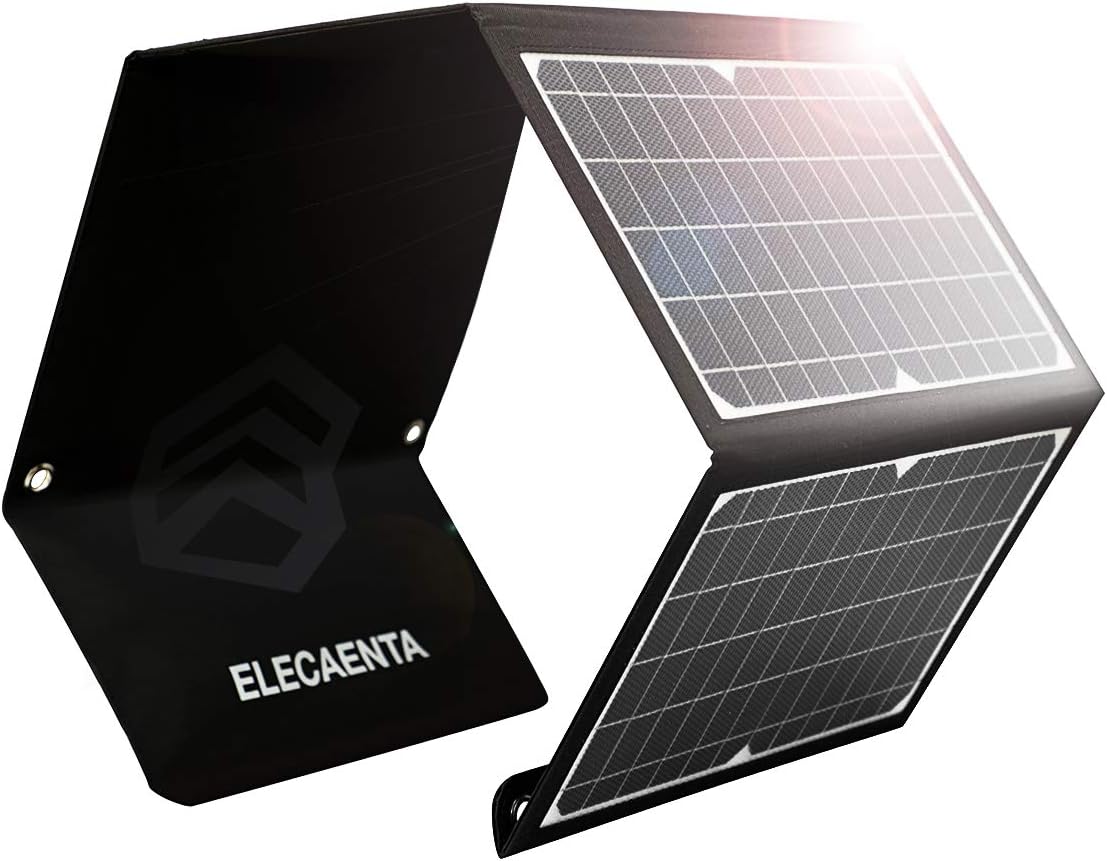 30W PD18W Portable Solar Charger 3 USB Ports Folding Photovoltaic
