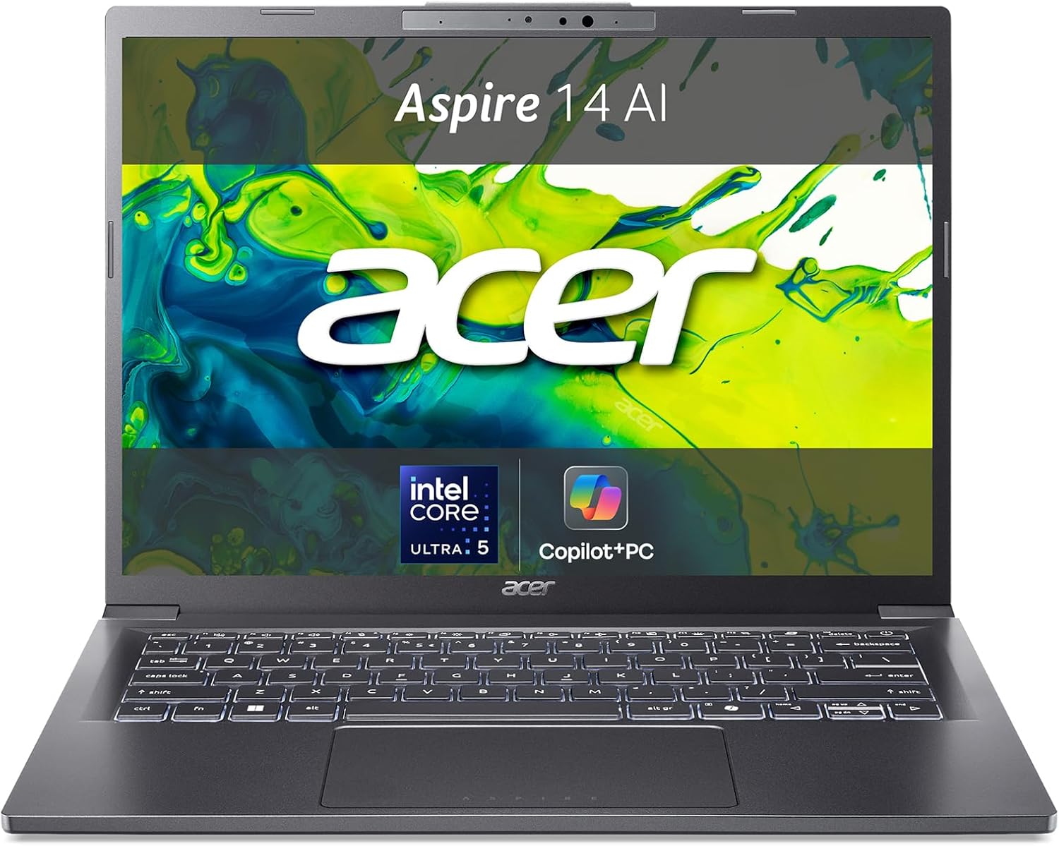 Acer Aspire 14 AI Laptop | 14" WUXGA OLED Display | Intel Core Ultra