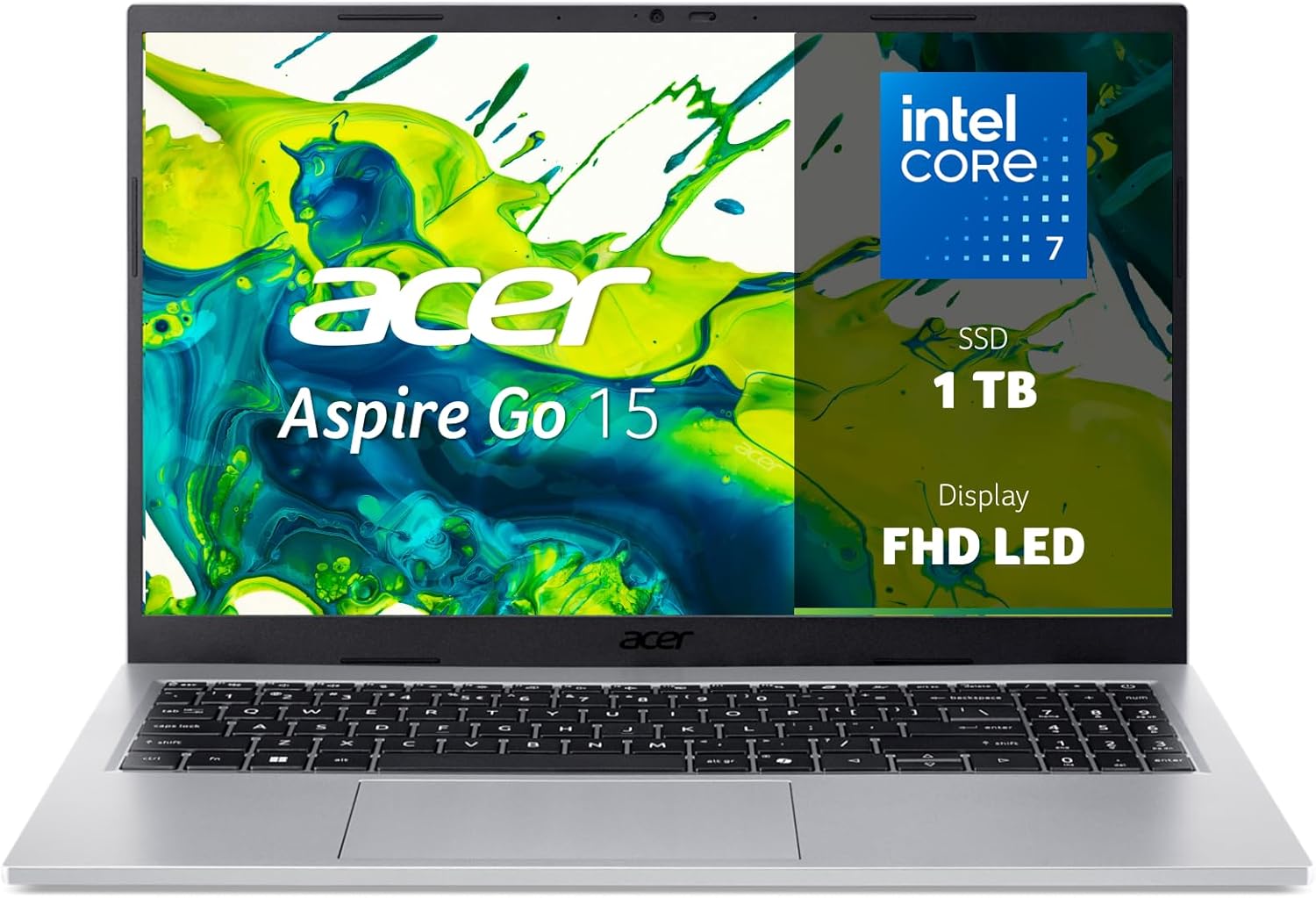 Acer Aspire Go 15 AG15-72P-78E4 Laptop, Notebook, Intel Core 7 150U