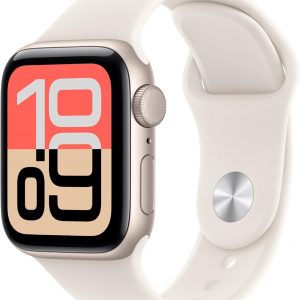 Apple Watch SE 3 GPS, 40 mm Aluminium Galaxy Case with Galaxy Sport