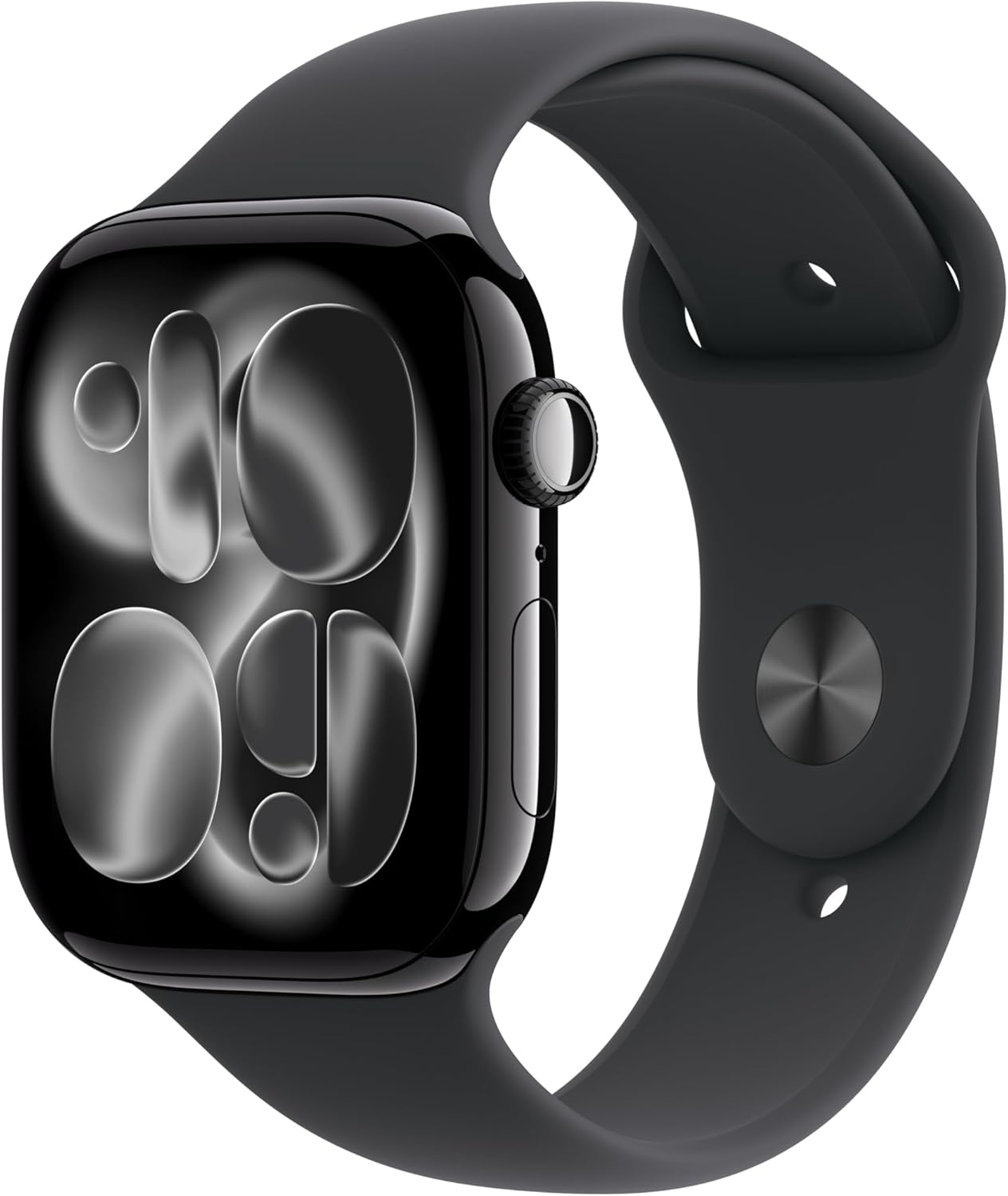 Apple Watch Series 11 GPS, 46 mm Aluminium Jet Black Case with Black