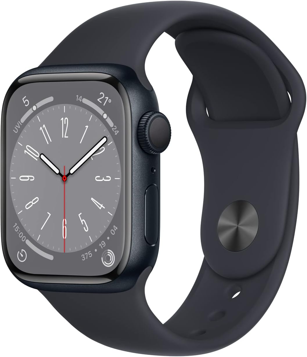 Apple Watch Series 8 (GPS, 41 MM) Midnight Aluminium Case with