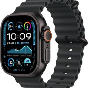Apple Watch Ultra 2 [GPS + Cellular, 49mm] Black Titanium Case with
