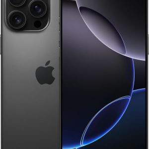 Apple iPhone 16 Pro Max, 256GB, Titanium Black (Refurbished)