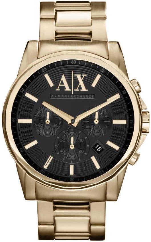 Armani Exchange Orologio da uomo, Movimento cronografico al quarzo e