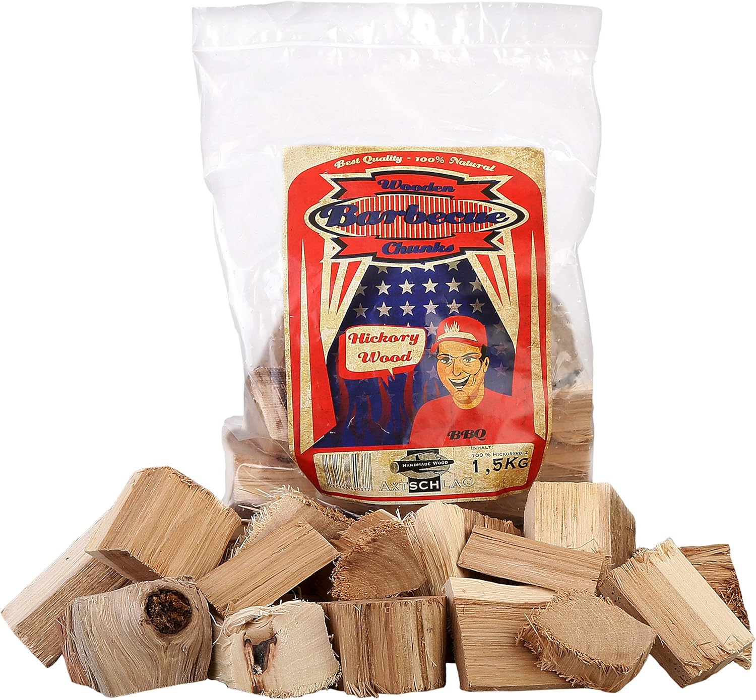 Axtschlag - Wooden Log for Barbecue, 1.5 kg