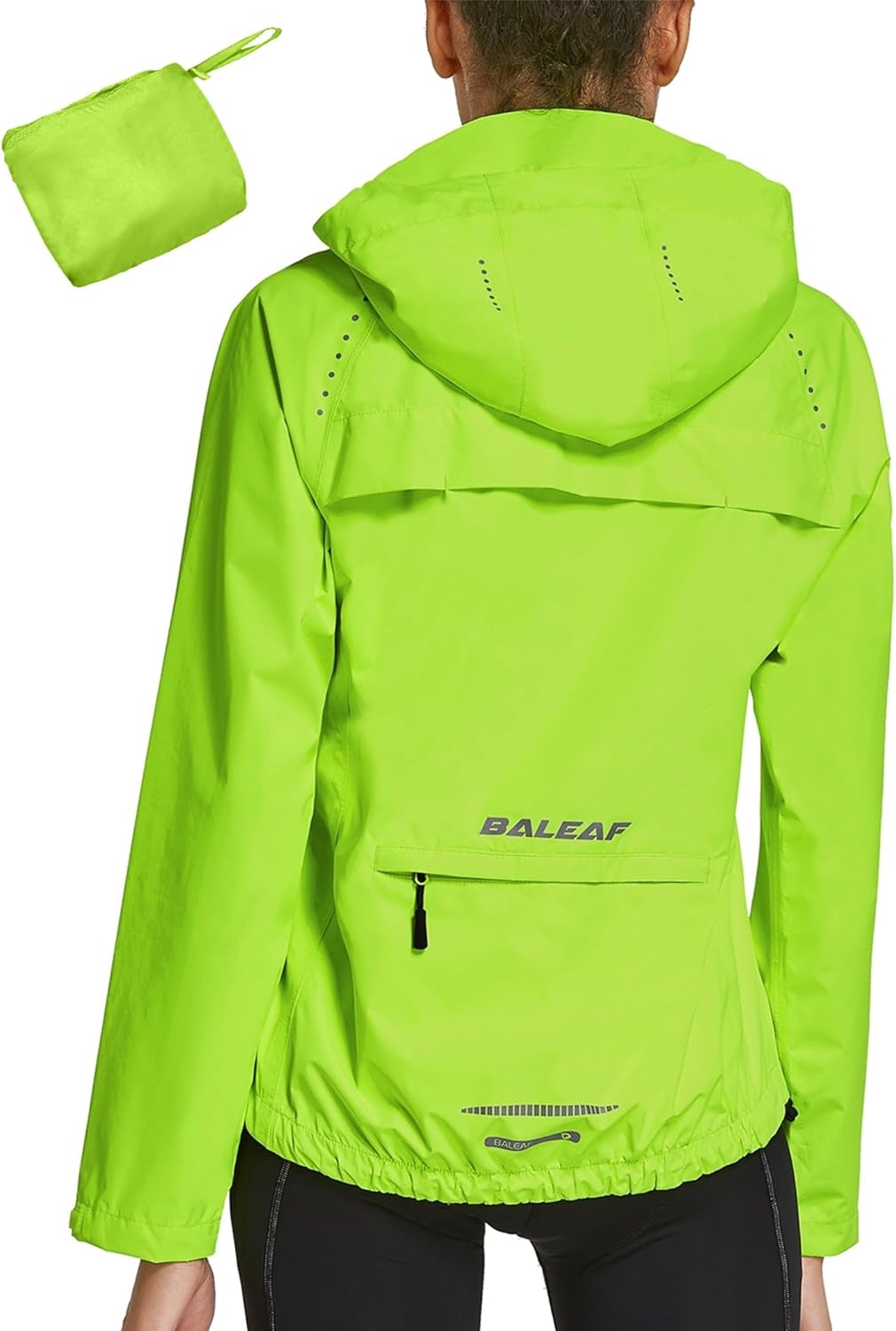 BALEAF Women's Waterproof Jacket Lightweight Windbreaker with Pockets