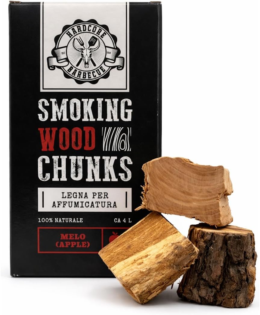 BBQ CHUNK MELO - APPLE - HARDCORE BARBECUE Smoking Wood Pieces -