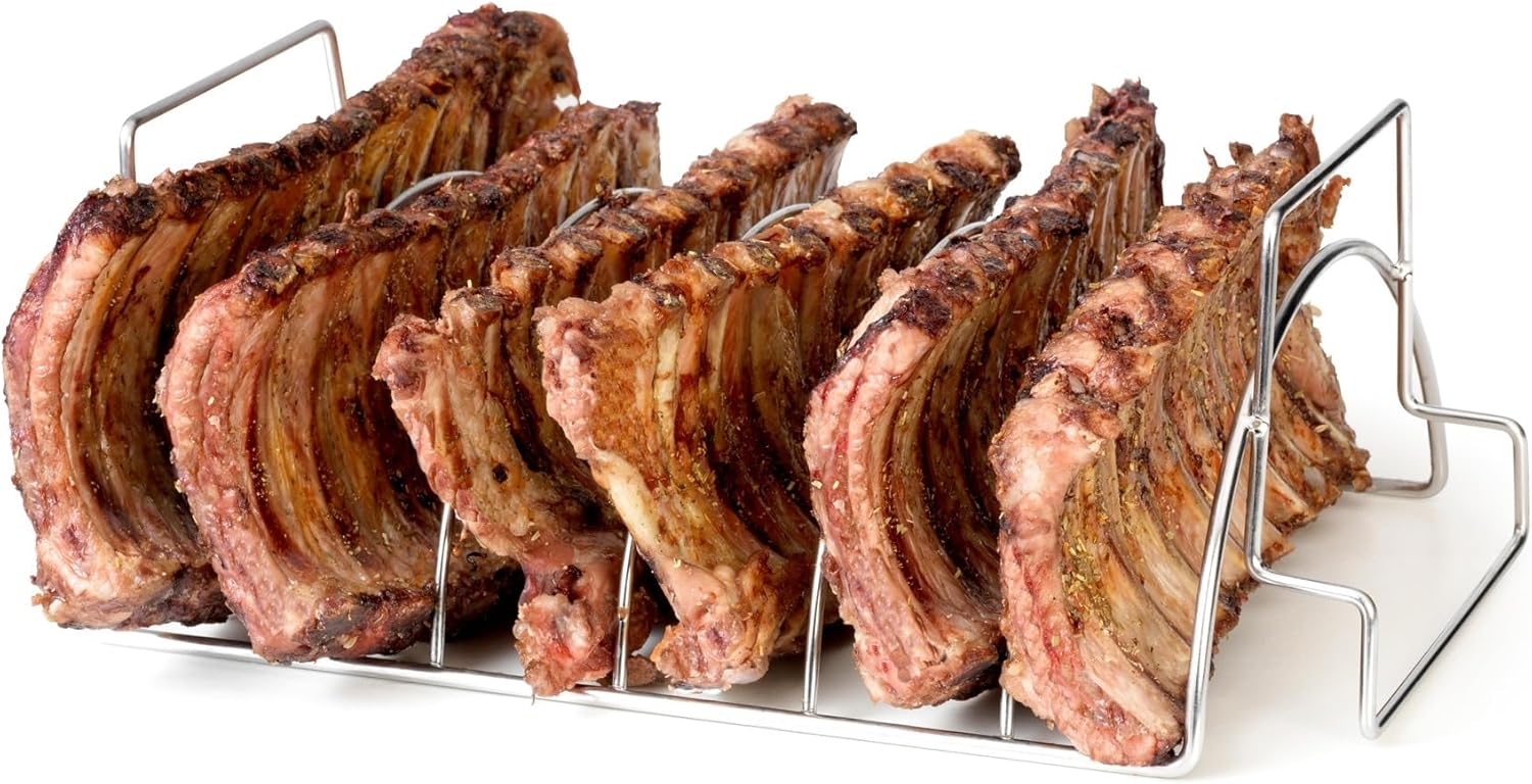 Barbecook Stainless Steel Barbecue Ribs Holder, Grigla Holder for