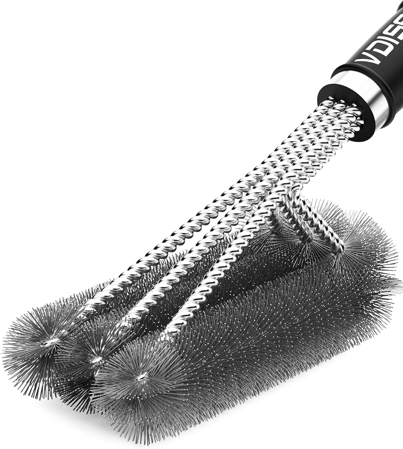Barbecue Brush, 3 in 1 Stainless Steel Barbecue Grill Brush, Long