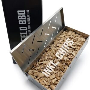 Bergfeld BBQ - Smoker Box with Chips for All Kinds of BBQ - Smoker Box