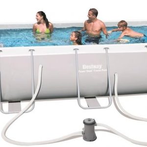 Bestway 56441 Pool Power Steel Frame Rectangular, 405 x 201 x 100 cm