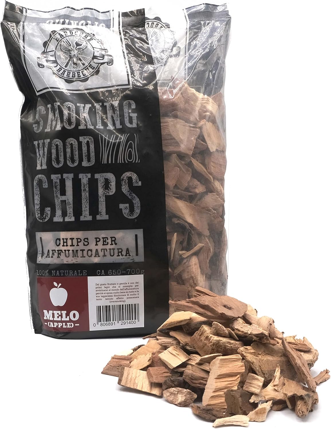 CHIPS MELO - APPLE - HARDCORE BARBECUE Smoking Wood Pieces for Smoking