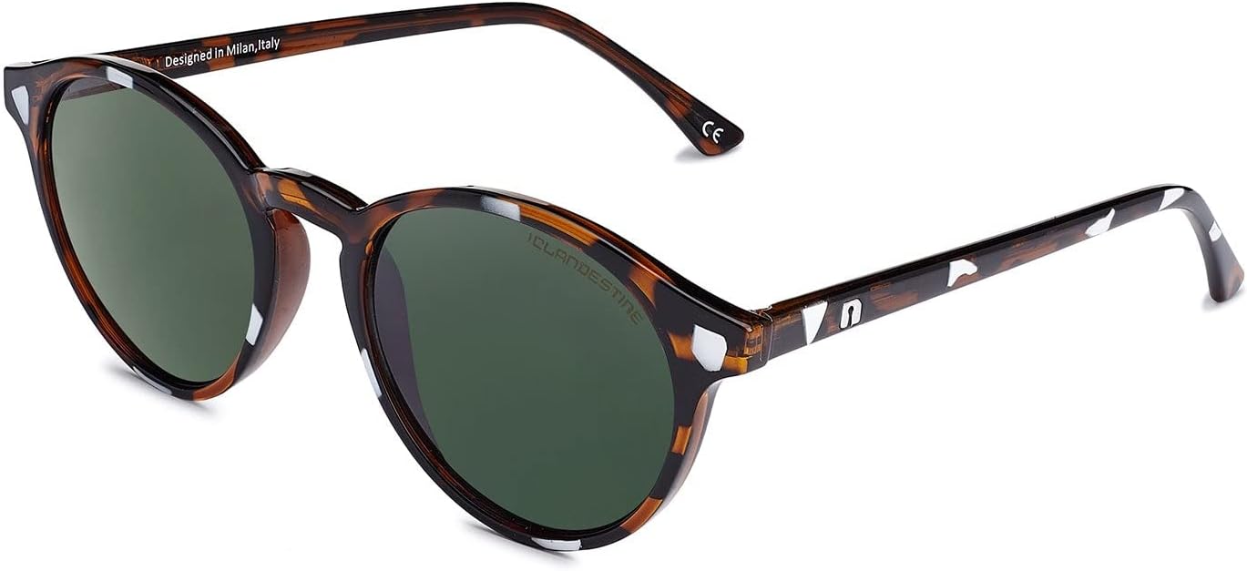 CLANDESTINE Round Collections HD Anti-Glare Sunglasses for Men and