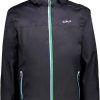 CMP Tear-resistant Polyester Rain Jacket for Men
