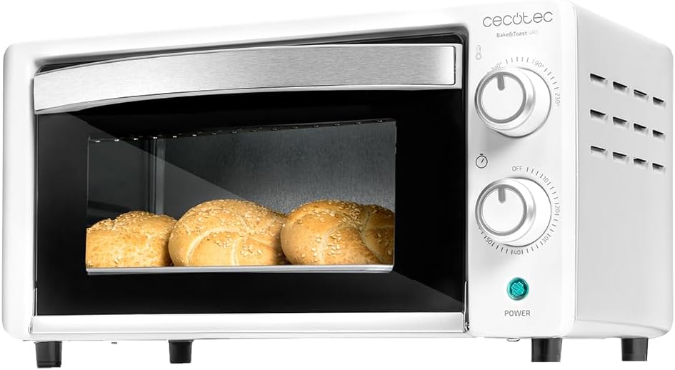 Cecotec Bake&Toast 1090 White 10L 1000W 60min Timer Adjustable