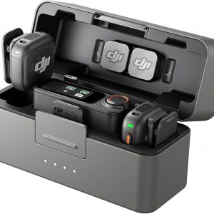 DJI Mic 3 (2 TX + 1 RX + Charging Case), Wireless Microphone for