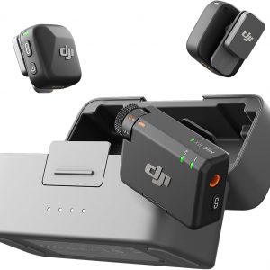 DJI Mic Mini (2 TX + 1 RX + Charging Case), Wireless Microphone,