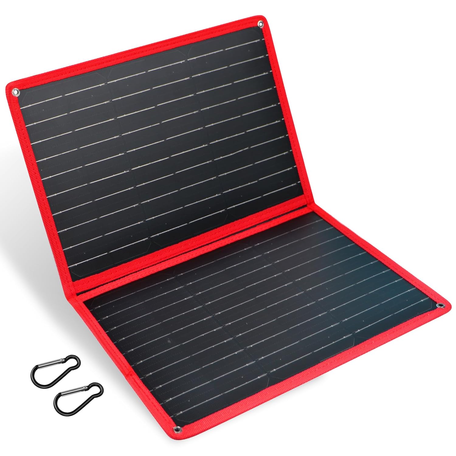 DOKIO 20W Portable Solar Panel with USB-A USB-C Foldable Solar Charger