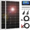 DOKIO 2PC Solar Panel 100W 12V Monocrystalline Photovoltaic System