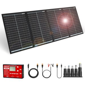 DOKIO Folding Solar Panel 200W 36V Kit
