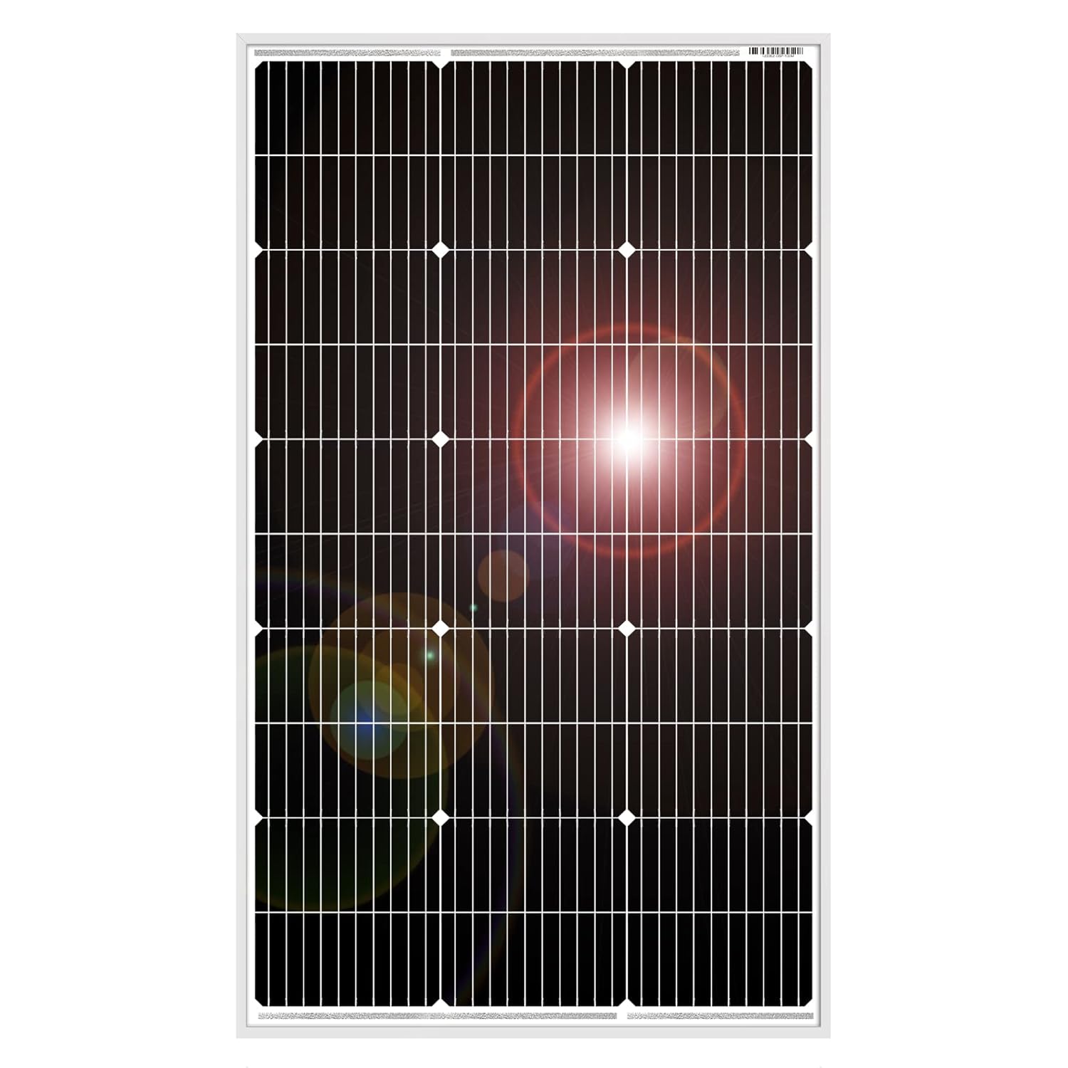 DOKIO Solar Panel 100W 12V Monocrystalline Photovoltaic System Camper