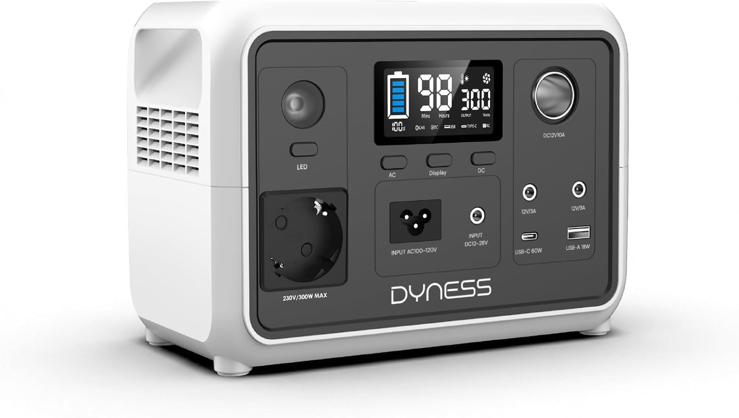 Dyness 300W Portable Power Station, 256Wh Portable Power Generator