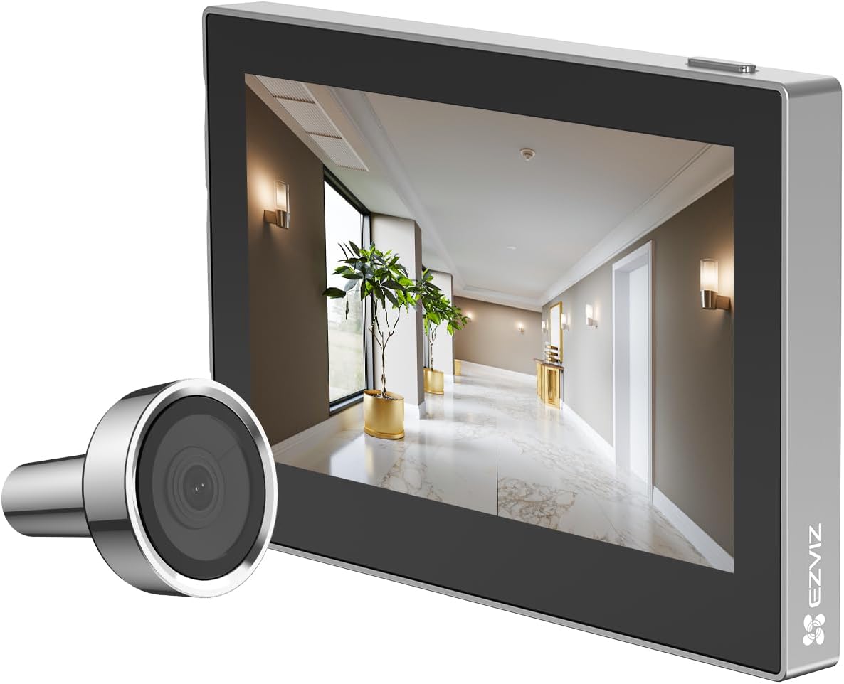 EZVIZ CP2 1080P Digital Battery Peephole with 4.3" Color Screen, 146°