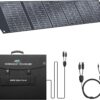 Ecosonique 400W Portable Solar Panel for Most Power Stations, Foldable