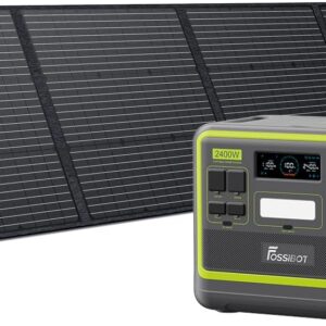 FOSSiBOT F2400 Portable Power Station with 200W Panel Included, 2048Wh