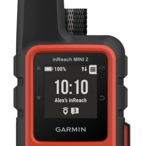 Garmin InReach Mini 2 (Flame Red), Satellite Communicator, Iridium