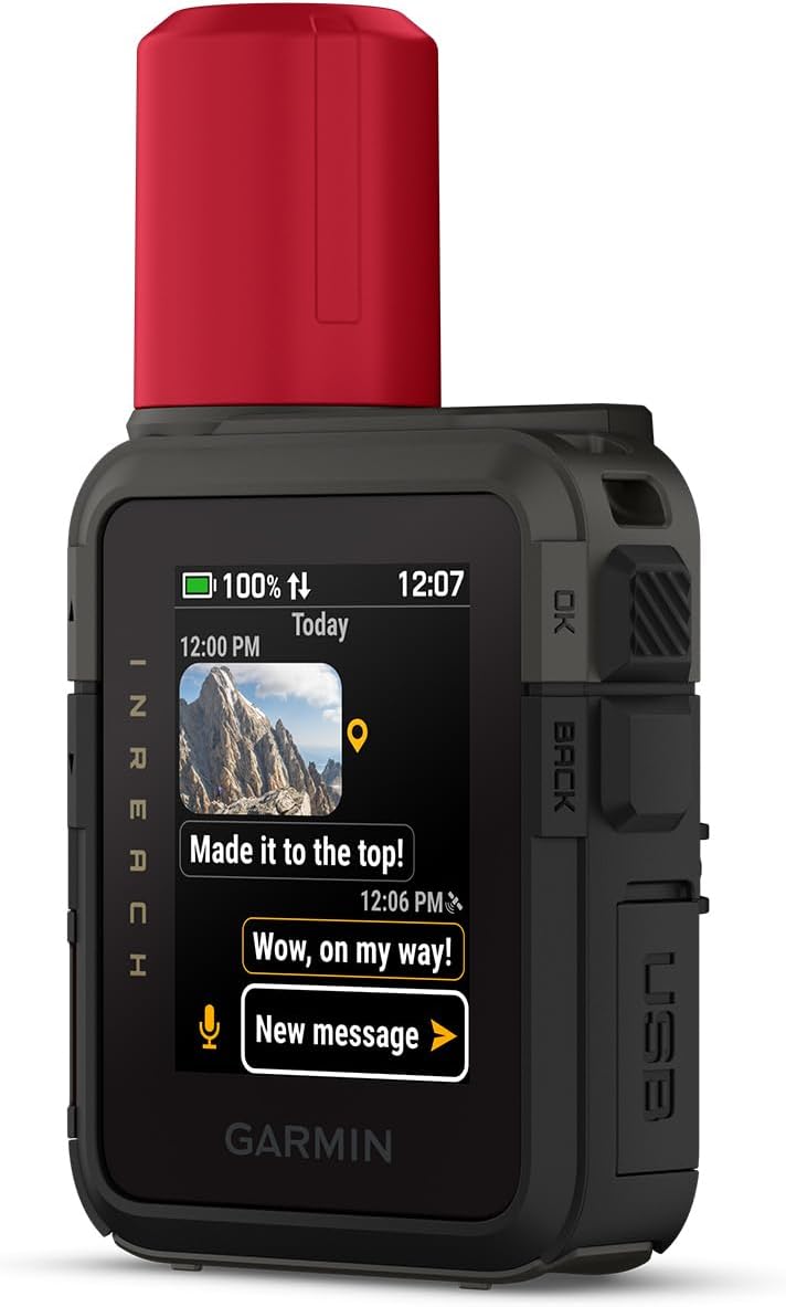 Garmin InReach Mini 3 Plus, Satellite Communicator, Iridium Cover,