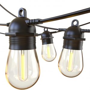 GlobaLink Outdoor LED Light Chain Connectable, S14 Lights 31M/102FT