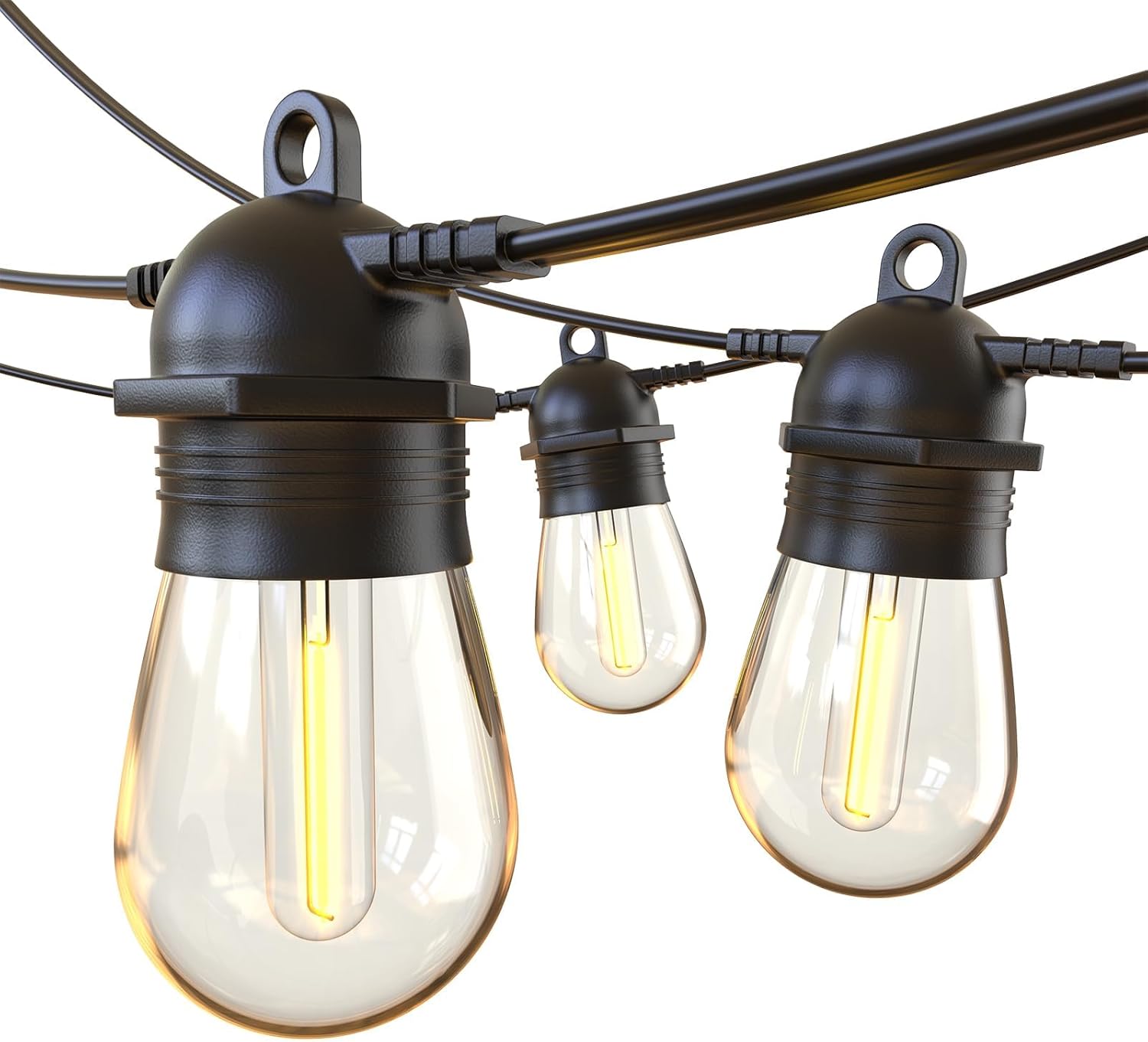 GlobaLink Outdoor LED Light Chain Connectable, S14 Lights 31M/102FT