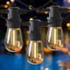 GlobaLink S14 Outdoor Connectable LED Light Chain 16M/53FT with 15+1