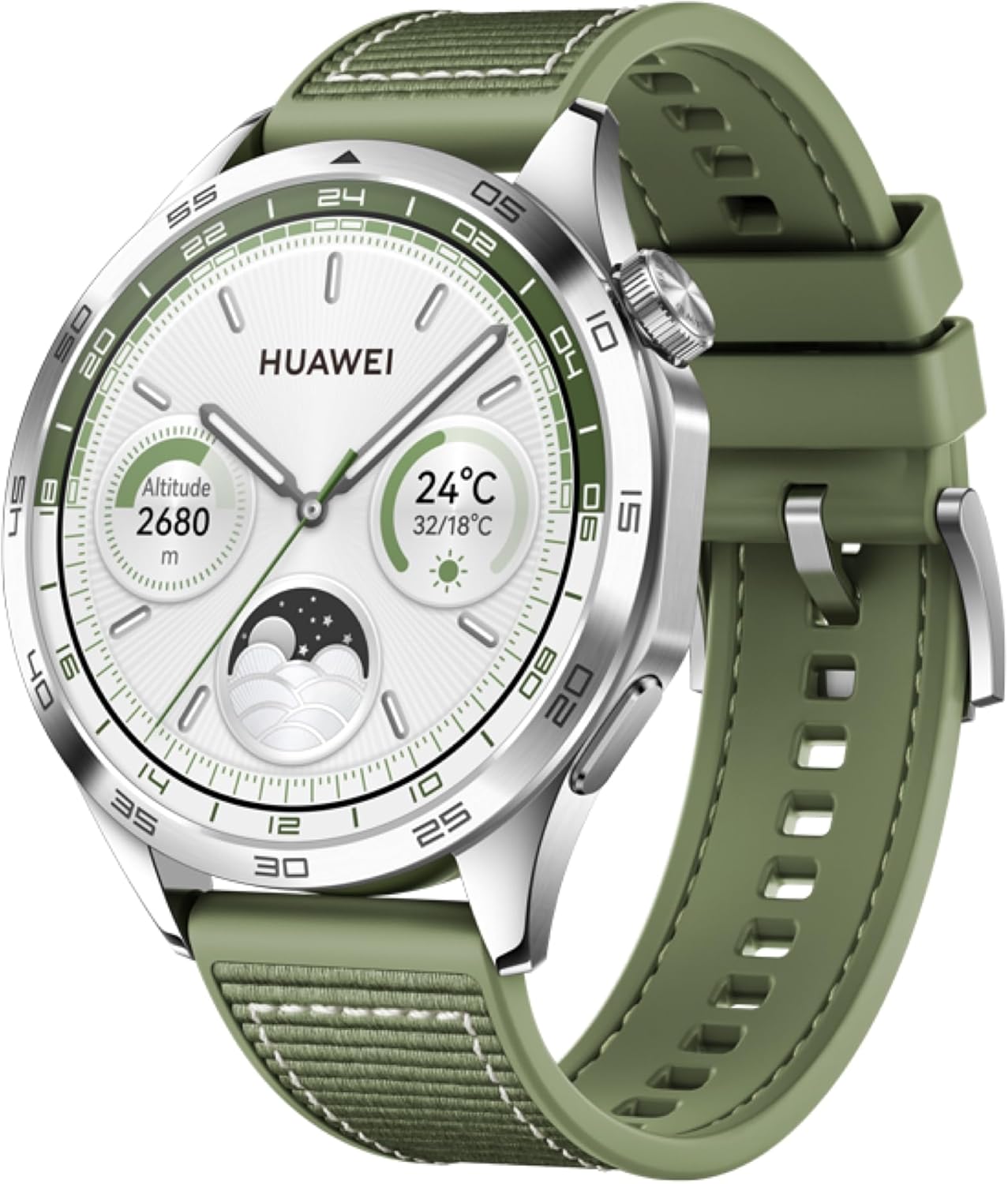 HUAWEI Watch GT 4 46 mm Smartwatch, Battery up to 2 weeks, Android and