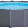 Intex 26384NP - Graphite Gray Panel Round Above Ground Pool with