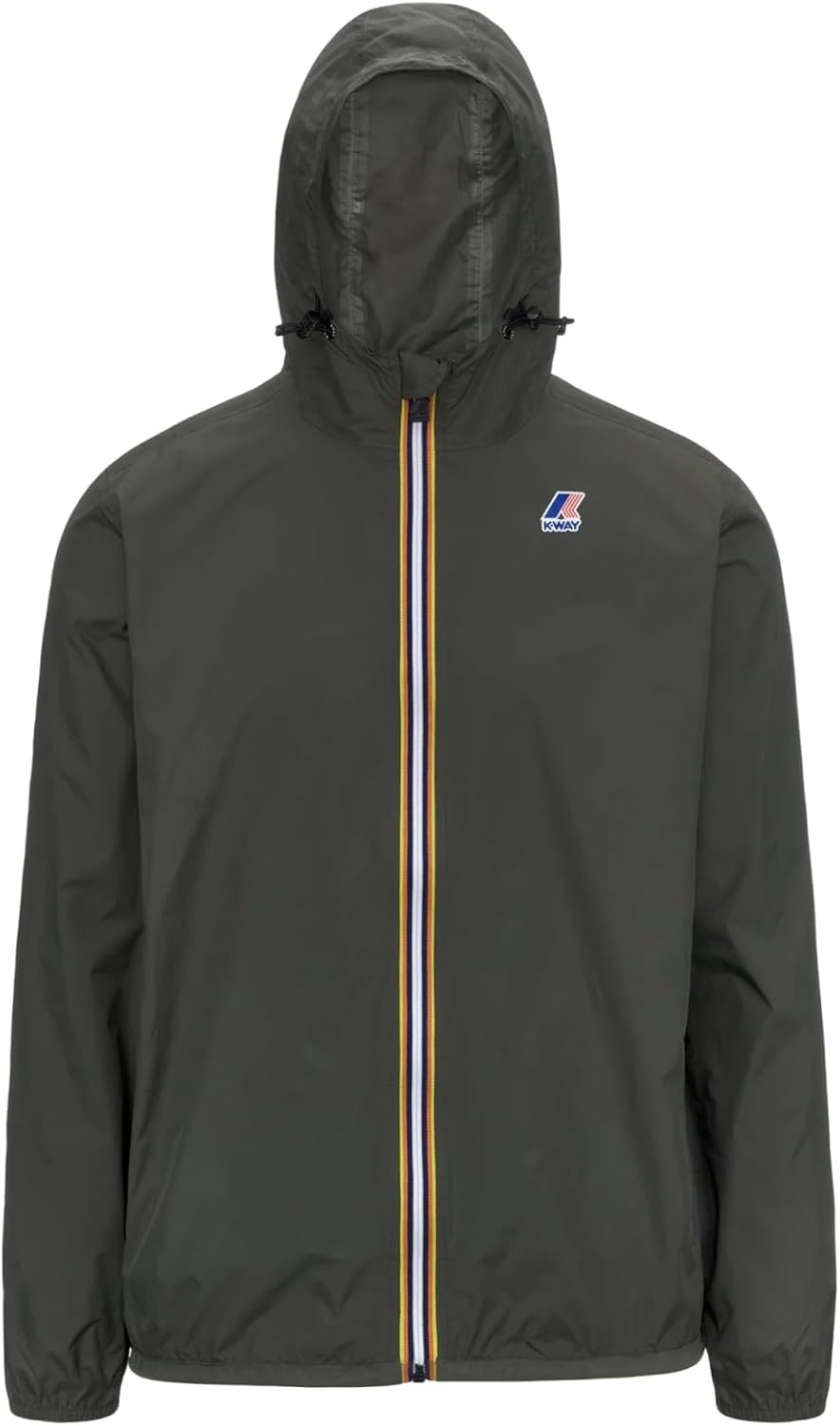 K-Way Le Vrai 4.0 Claude Short Jacket Made of Waterproof Nylon,