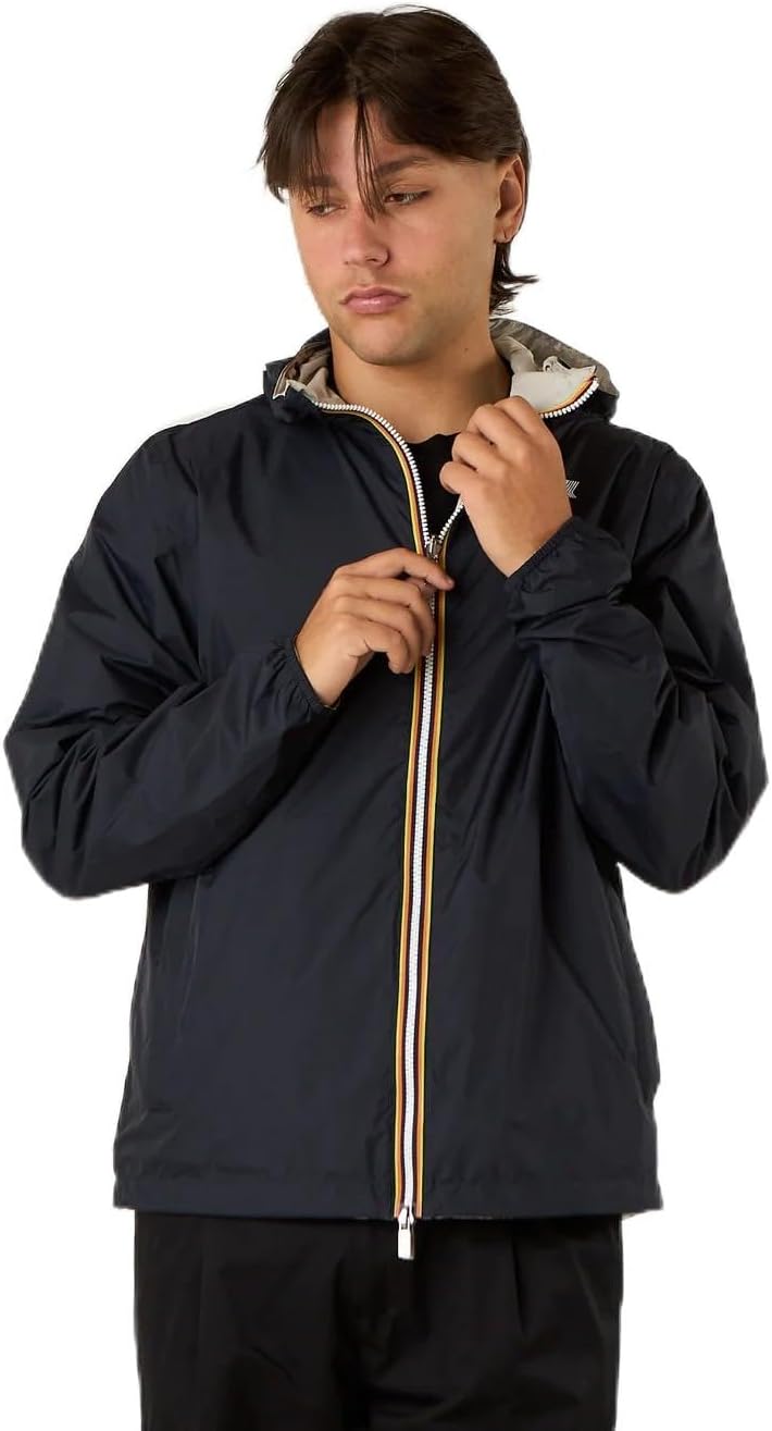 K-Way Unisex Jacket, Model Jake Plus.2, in Waterproof Ripstop Nylon,