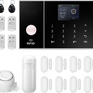LWOHSI Wireless Home Alarm System, GSM SMS Complete Burglar System
