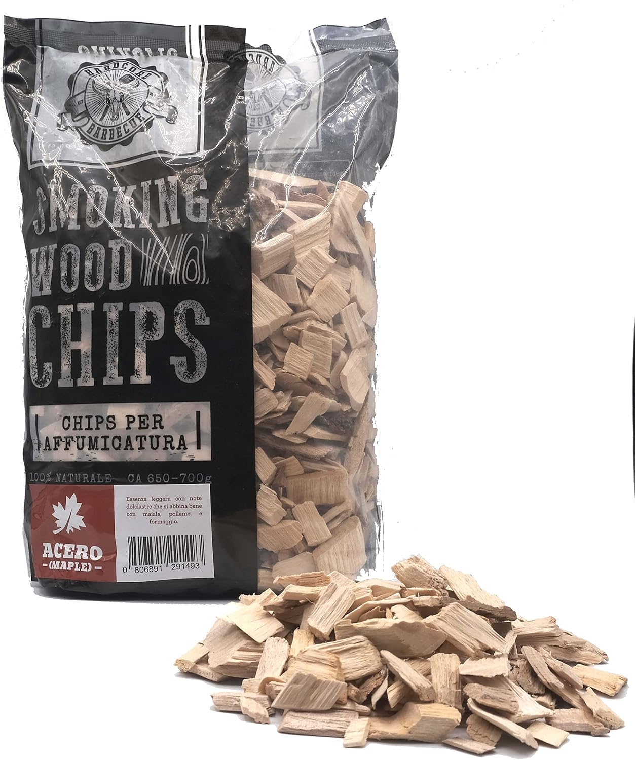 Maple Chips - Maple - Hardcore BBQ Smoking Wood Pieces - Approx.