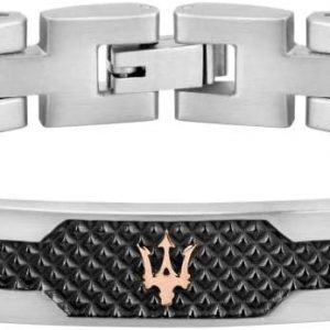 Maserati JM419ASC01 Men's Bracelet Jewellery Collection Steel PVD Grey