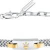 Maserati Men's Steel Bracelet, ICONIC Collection, Trident, Gift Ideas